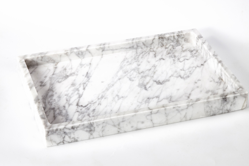  Wholesale White/Black/Green Marble Tray Ceramic Serving Tray